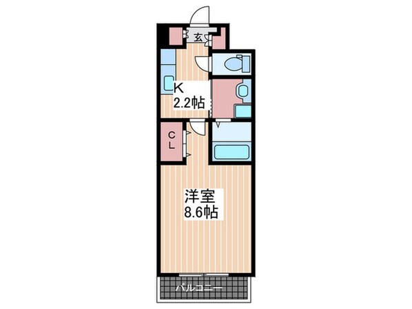 セブンコート長束駅前　Ｂ棟の物件間取画像